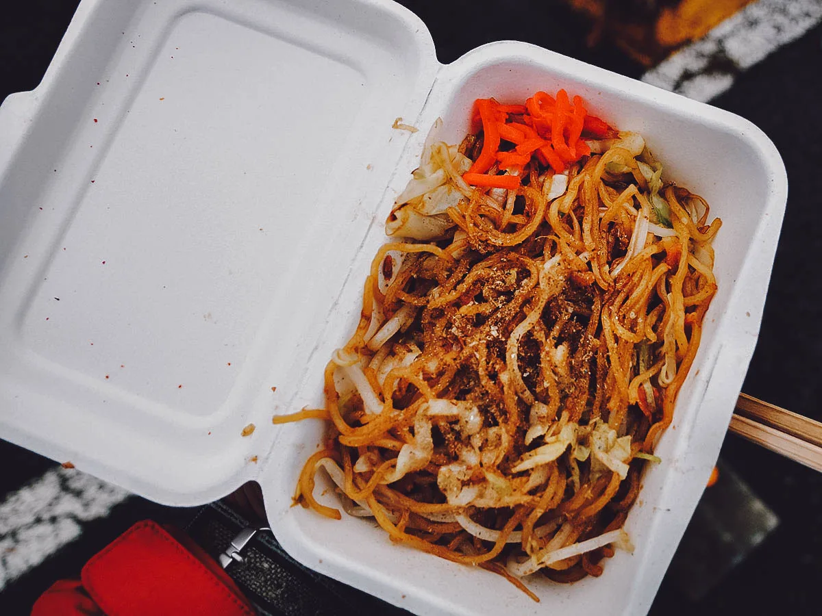 Yakisoba in Japan