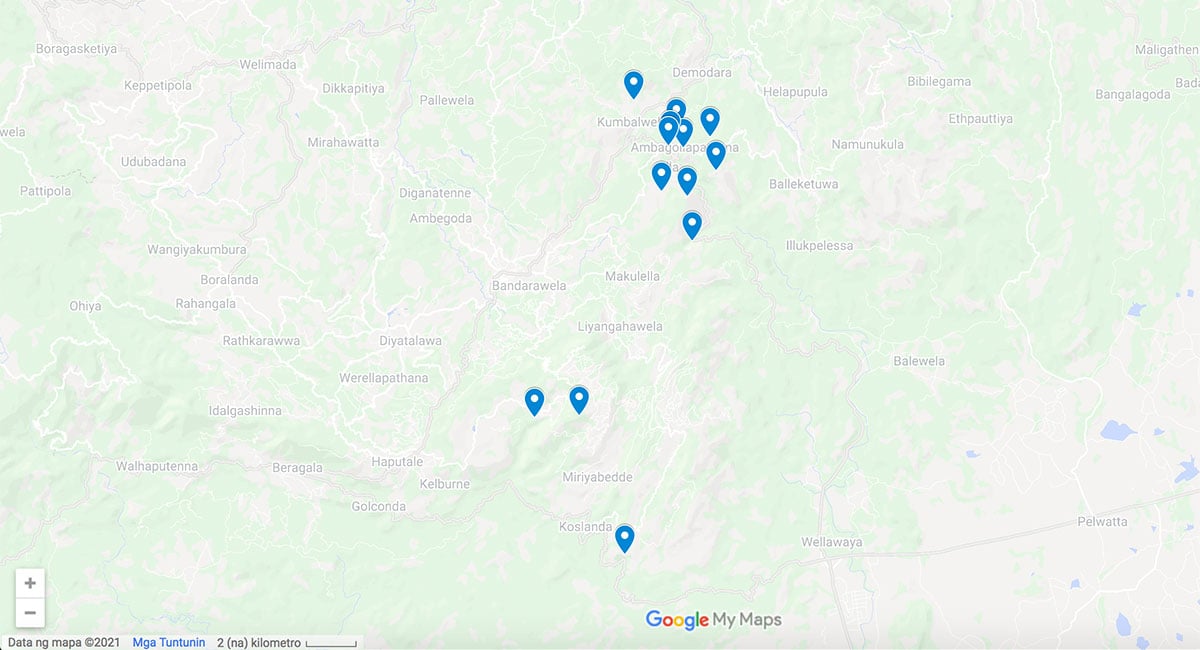 Ella attractions map