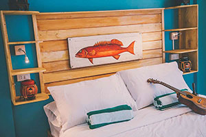 Room at Flotsam & Jetsam in San Juan, La Union, Philippines