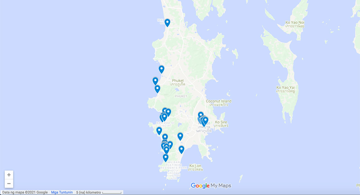 Phuket map