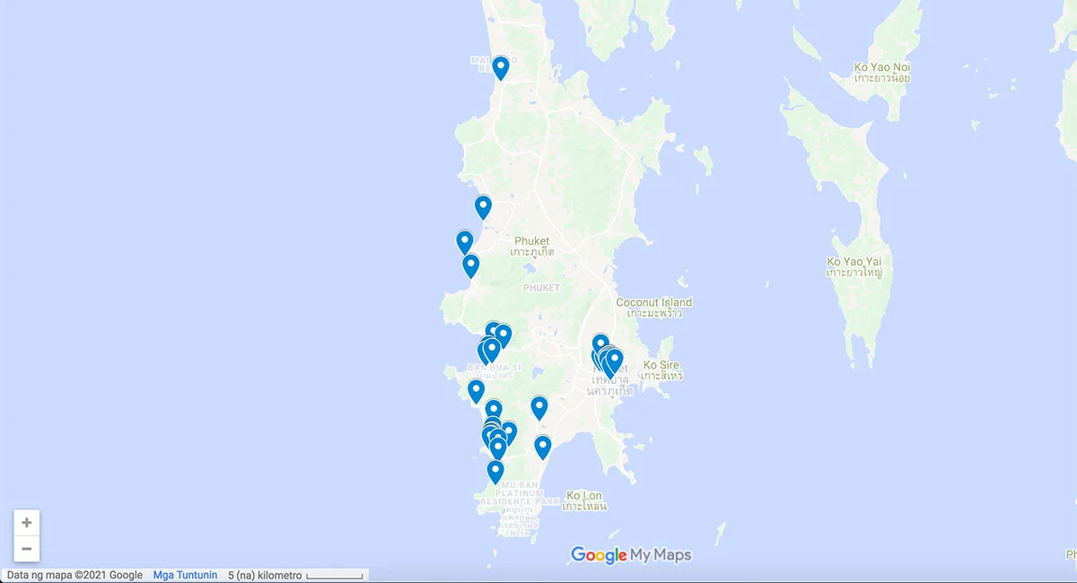 Phuket map