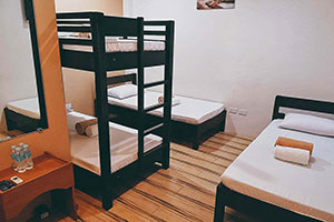 Room at Plaza de Castiel in San Juan, La Union, Philippines