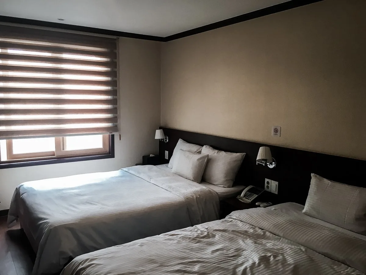 Jeju Itinerary Jeju Island Four Seasons hotel room