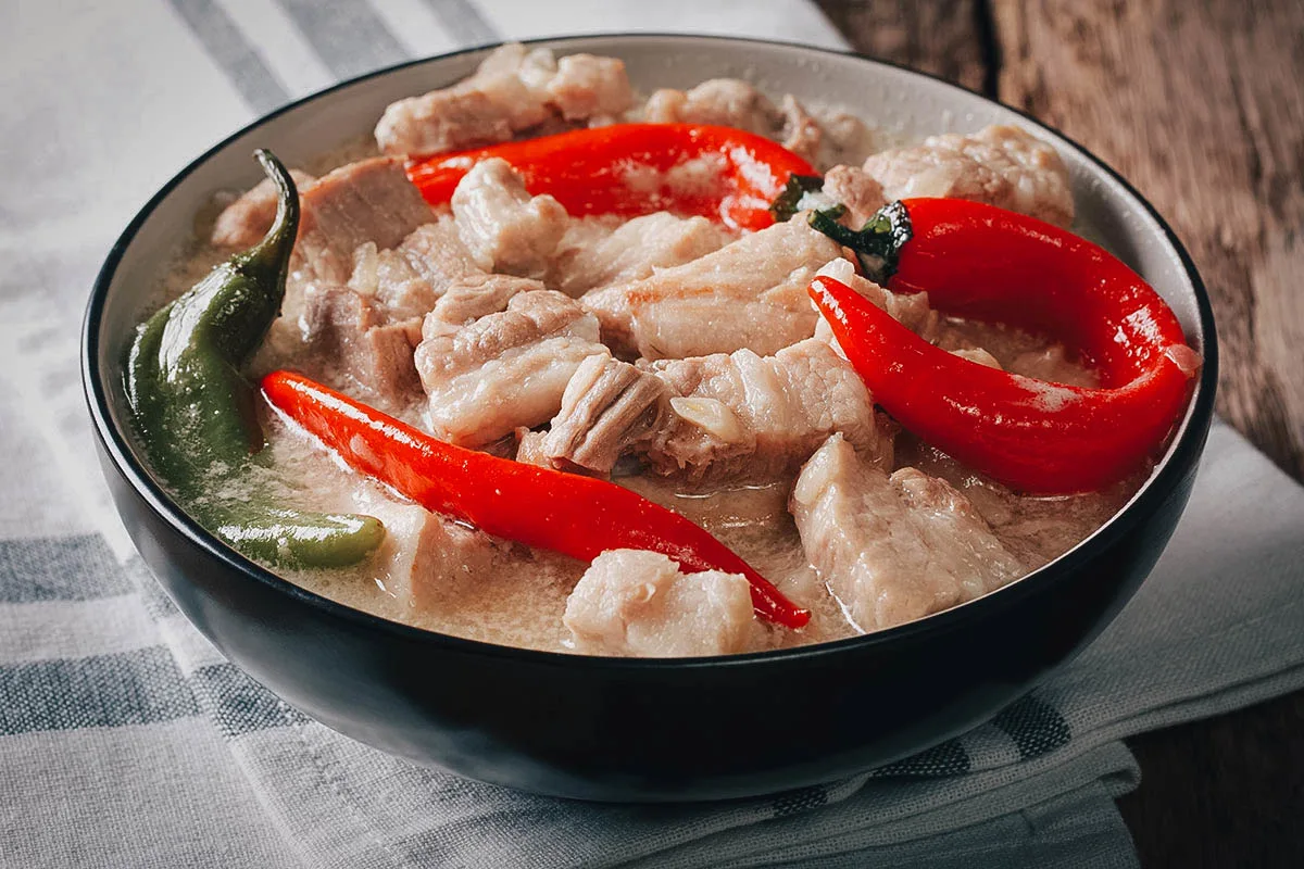 Filipino Food Guide Bicol express from Bicol, a top food destination in the Philippines