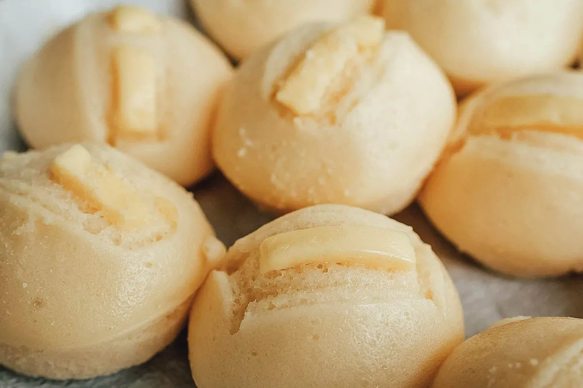 Filipino Food Guide Puto or Filipino rice cake
