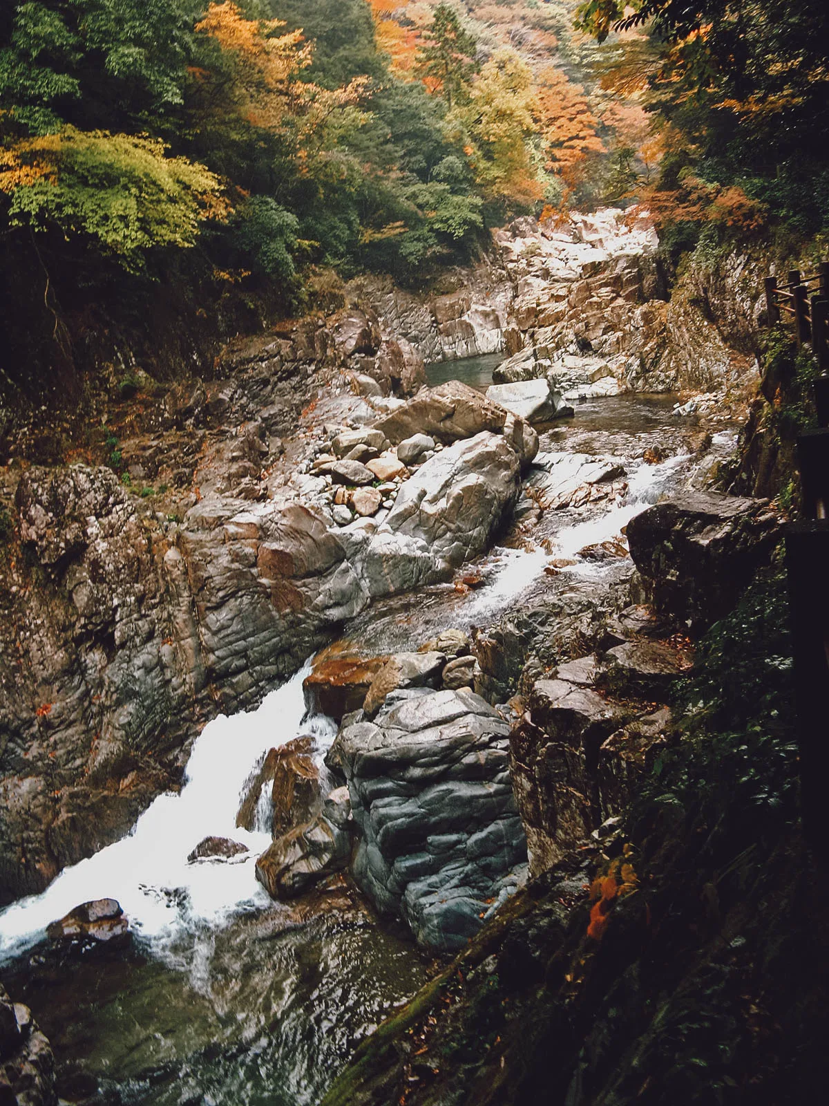 Sandankyo Gorge, Japan Stream in Sandankyo Gorge