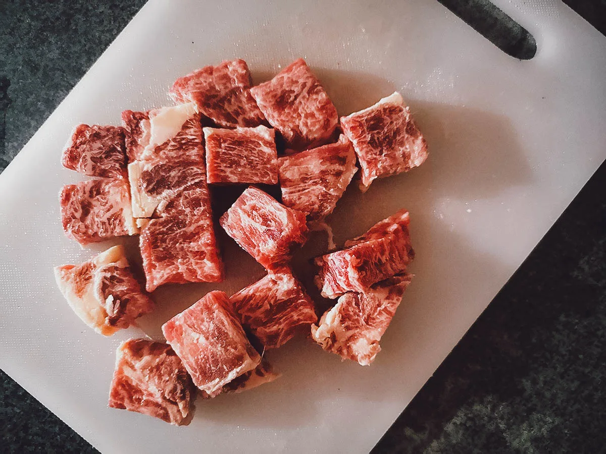 Cubed steaks