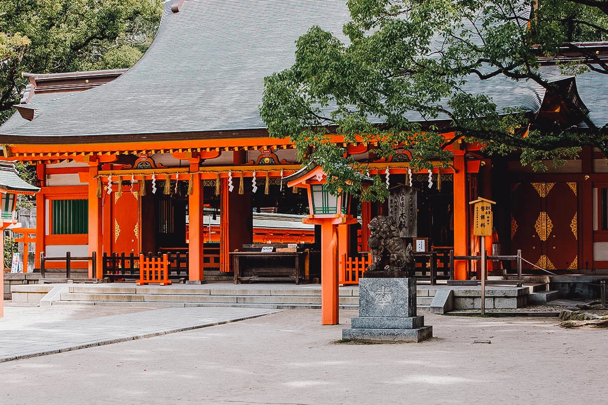 Sumiyoshi Shrine exterior