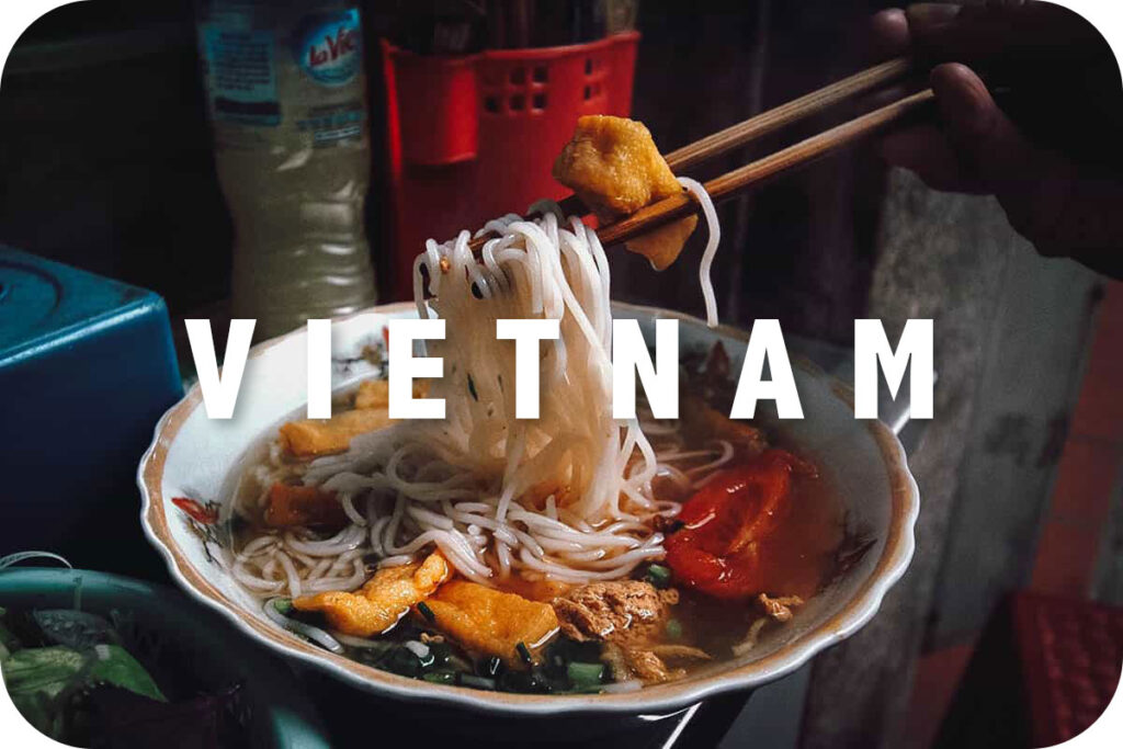 Bowl of bun rieu