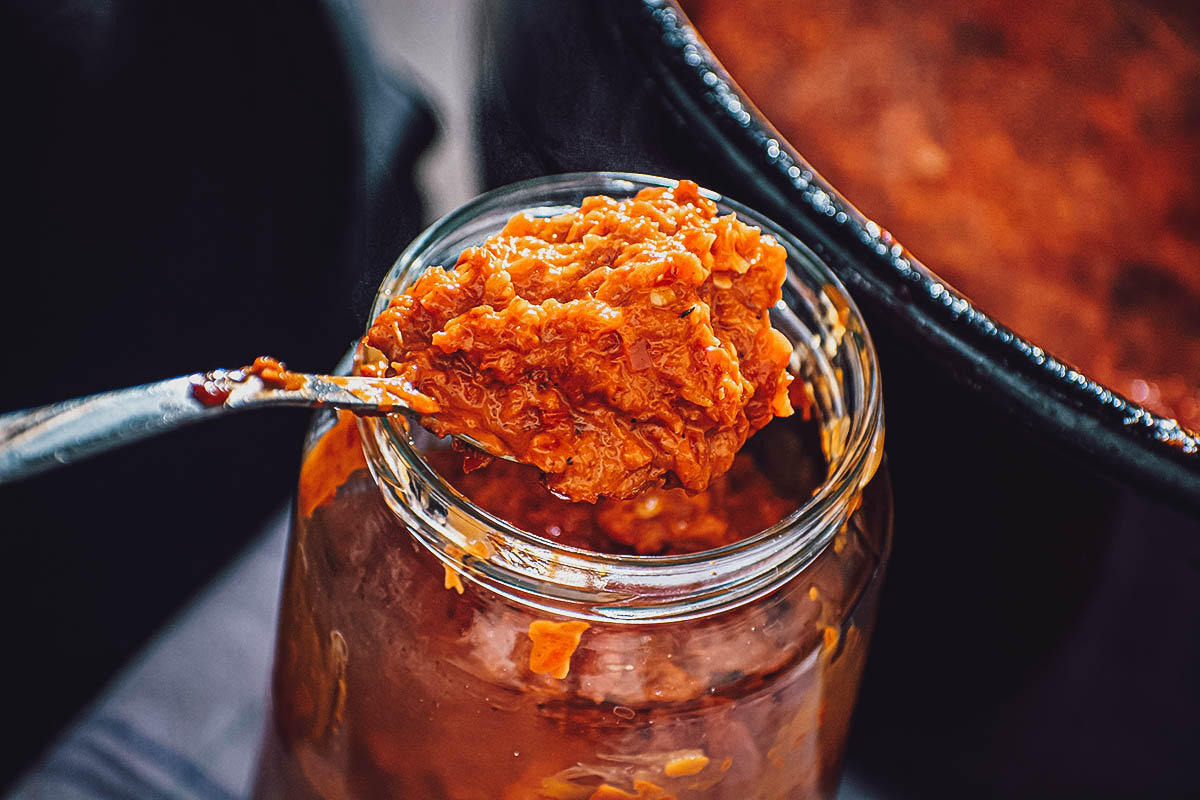 Jar of ajvar