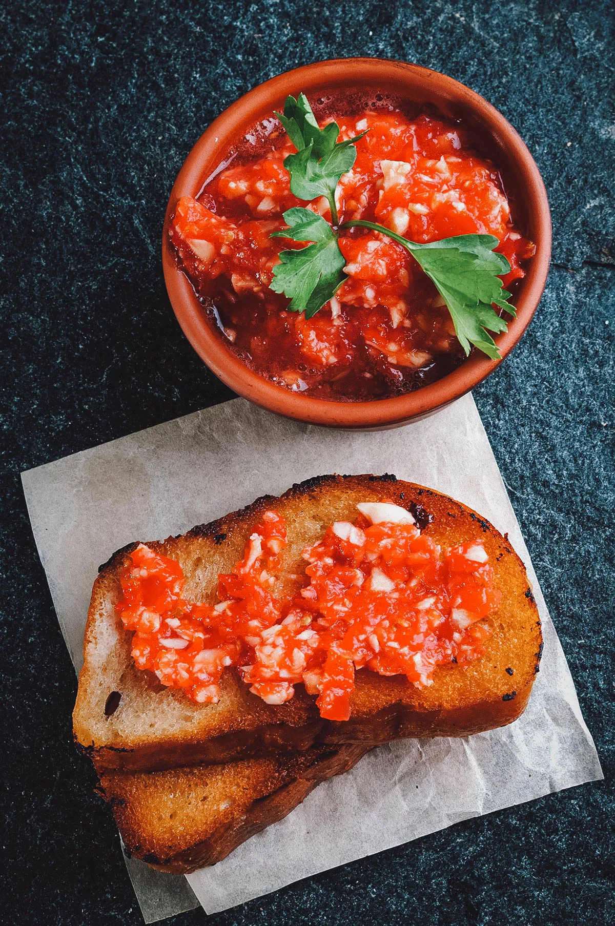 Adjika, a spicy Georgian condiment