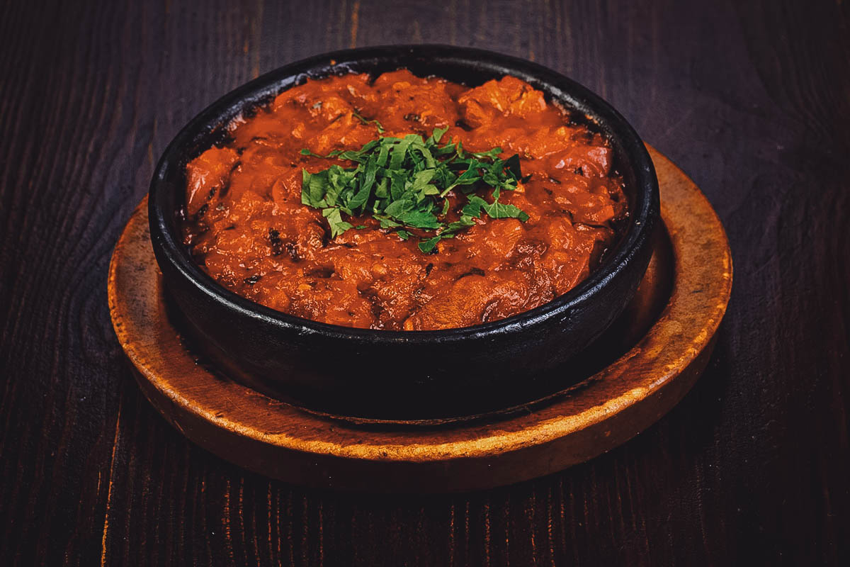 Chashushuli, a traditional Georgian meat and tomato stew