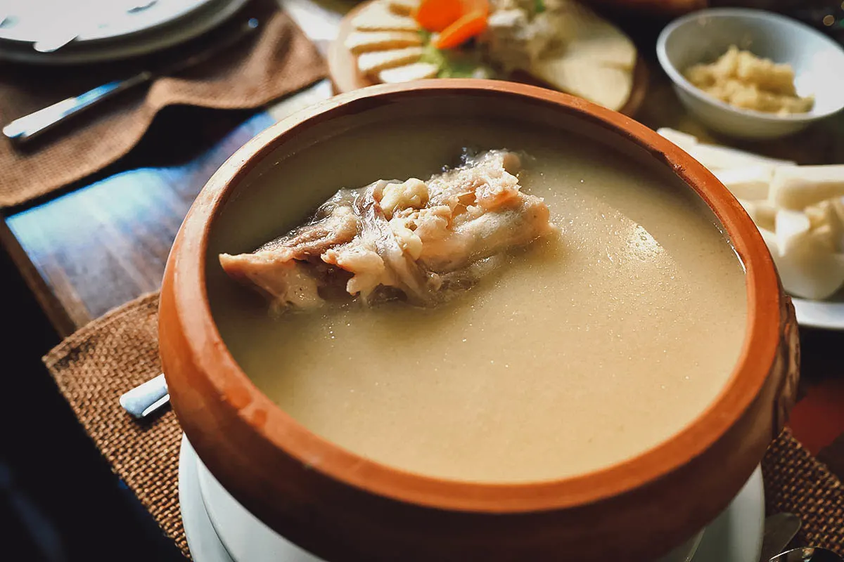 Armenian Food Bowl of khash