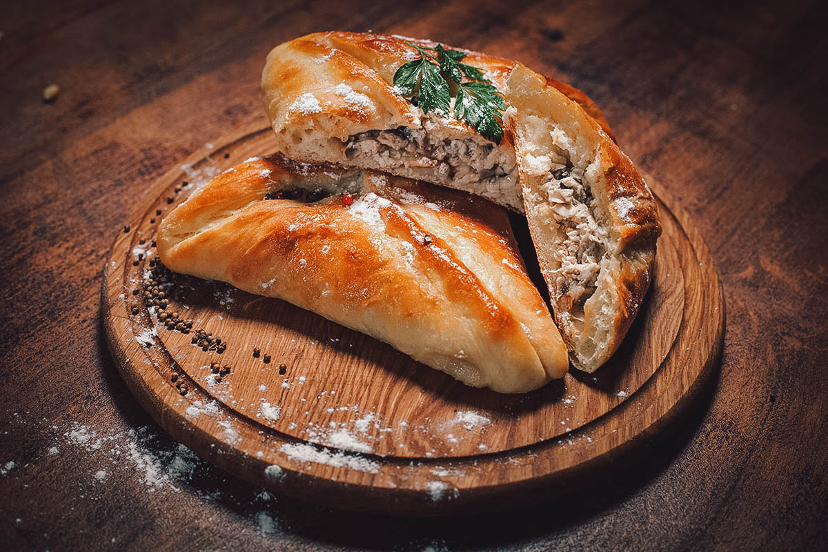 Kubdari, a type of Georgian meat-filled bread