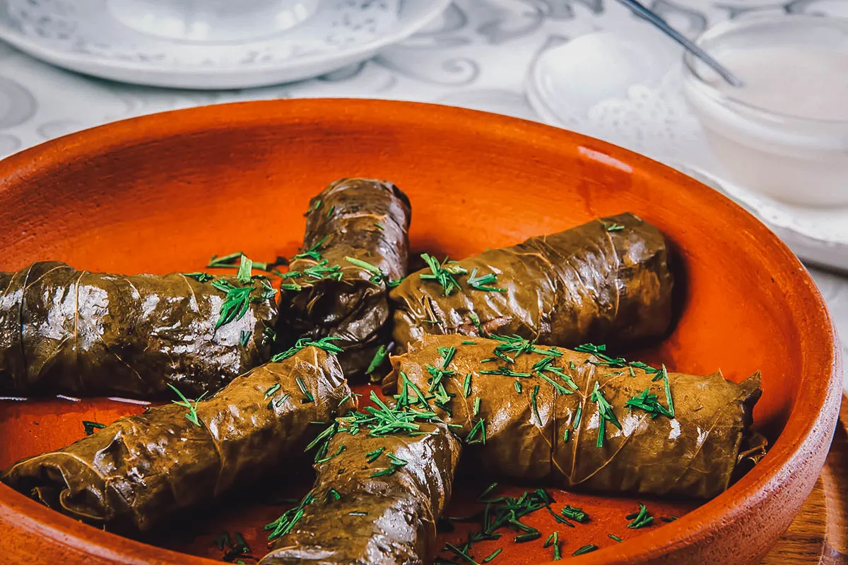 Armenian Food Yalanchy sarma