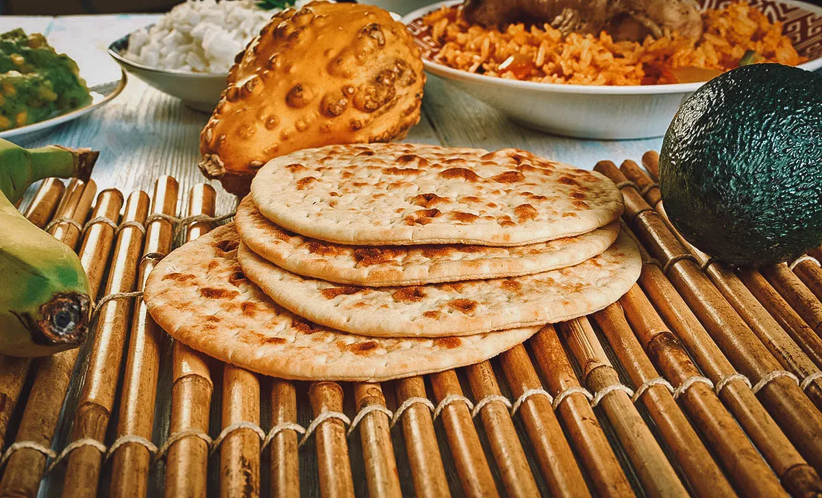 Kenyan Food Chapati or Kenyan flatbread