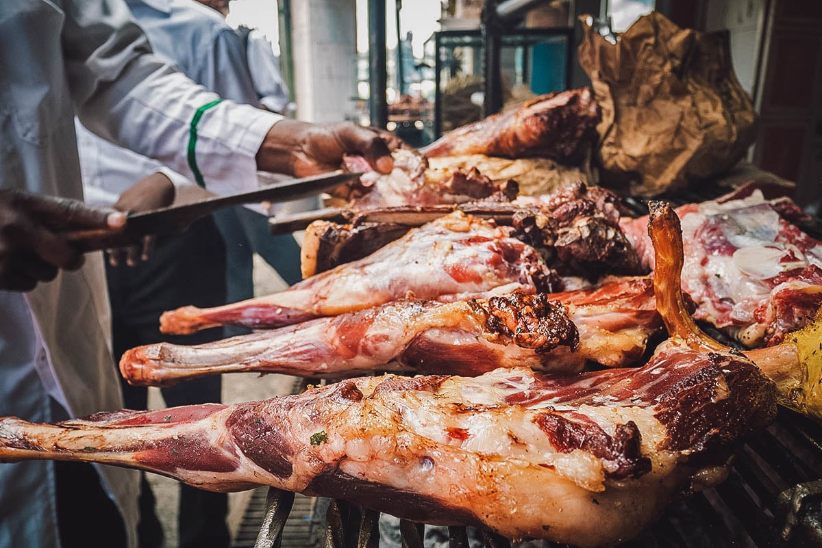 Nyama choma or Kenyan barbecue