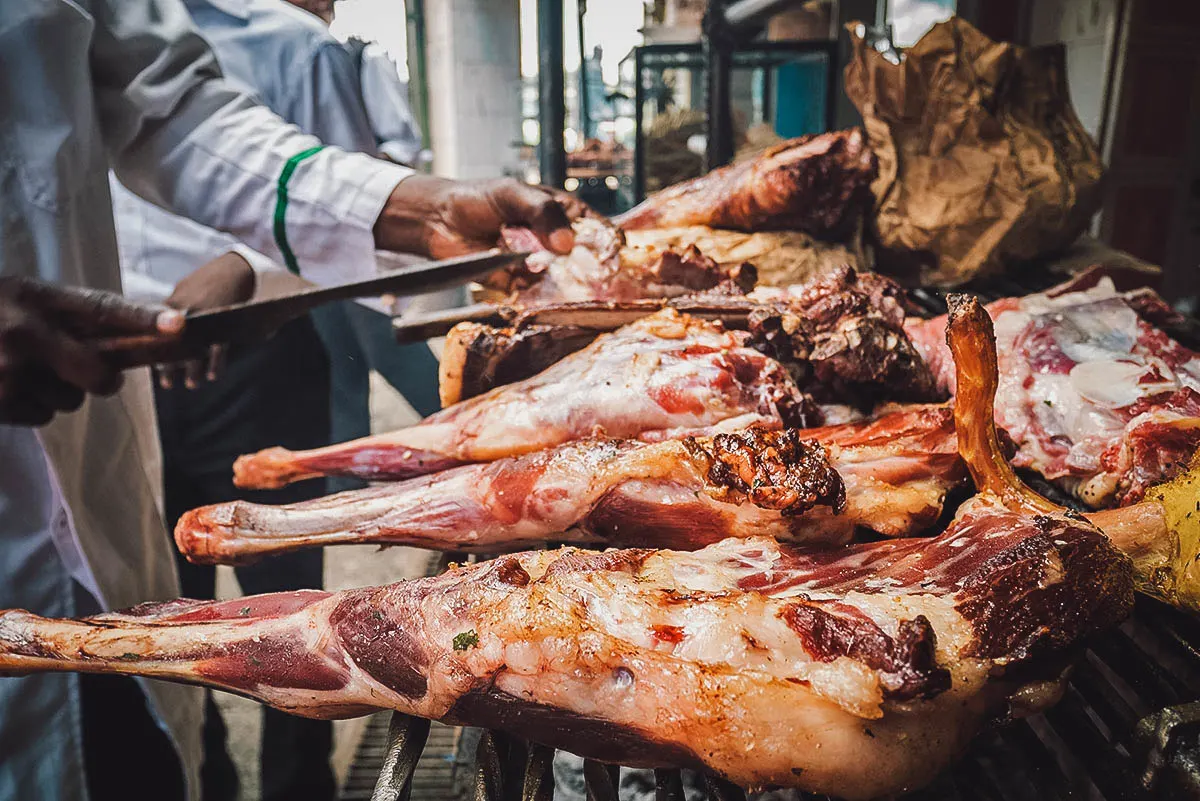 Nyama choma or Kenyan barbecue