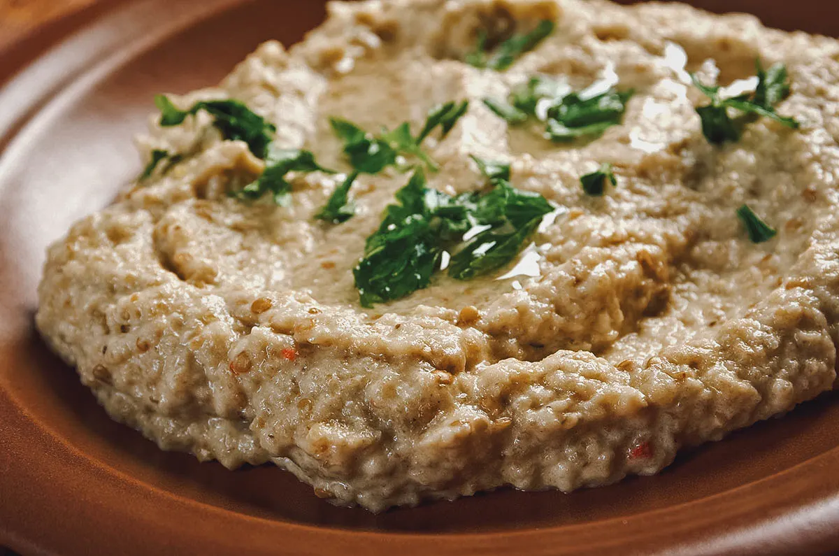 Lebanese Food Baba Ganoush