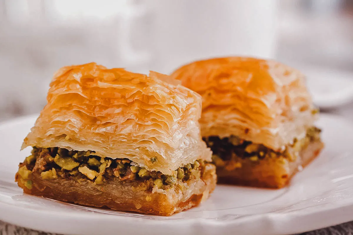 Egyptian Food Baklava, a popular dessert in Egypt