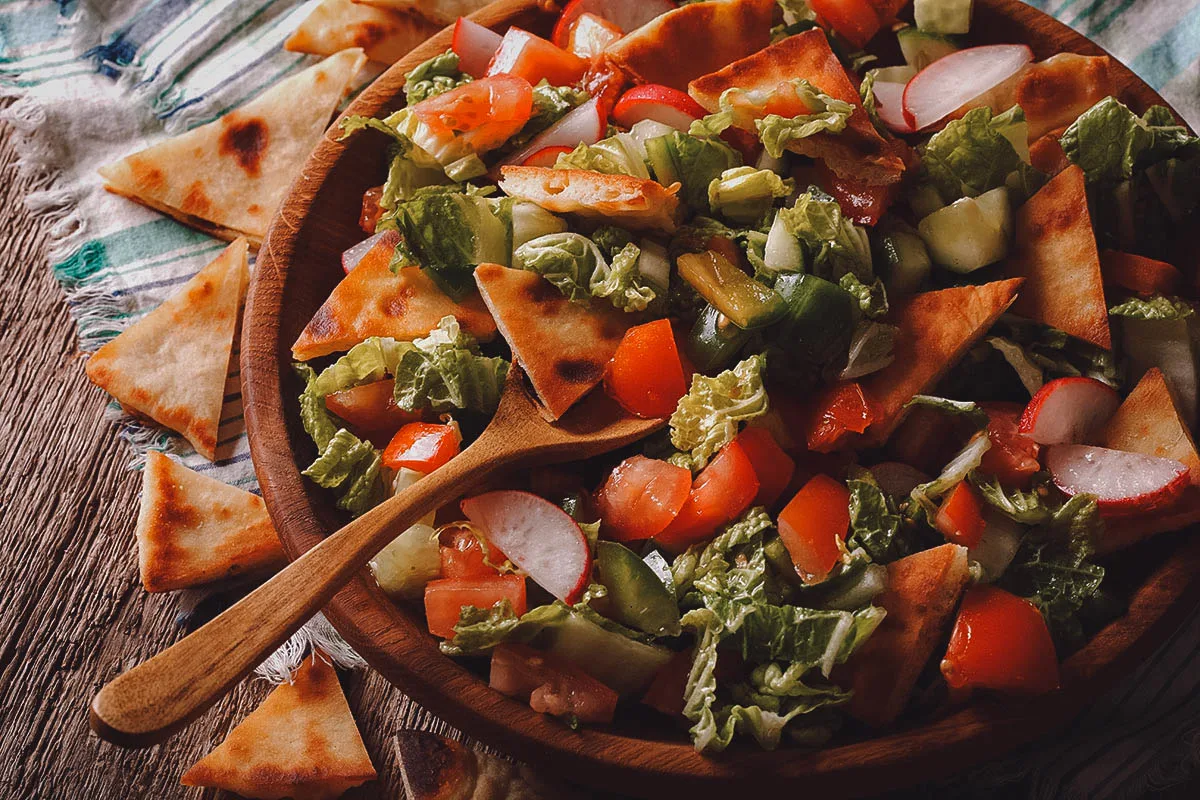 Lebanese Food Fattoush