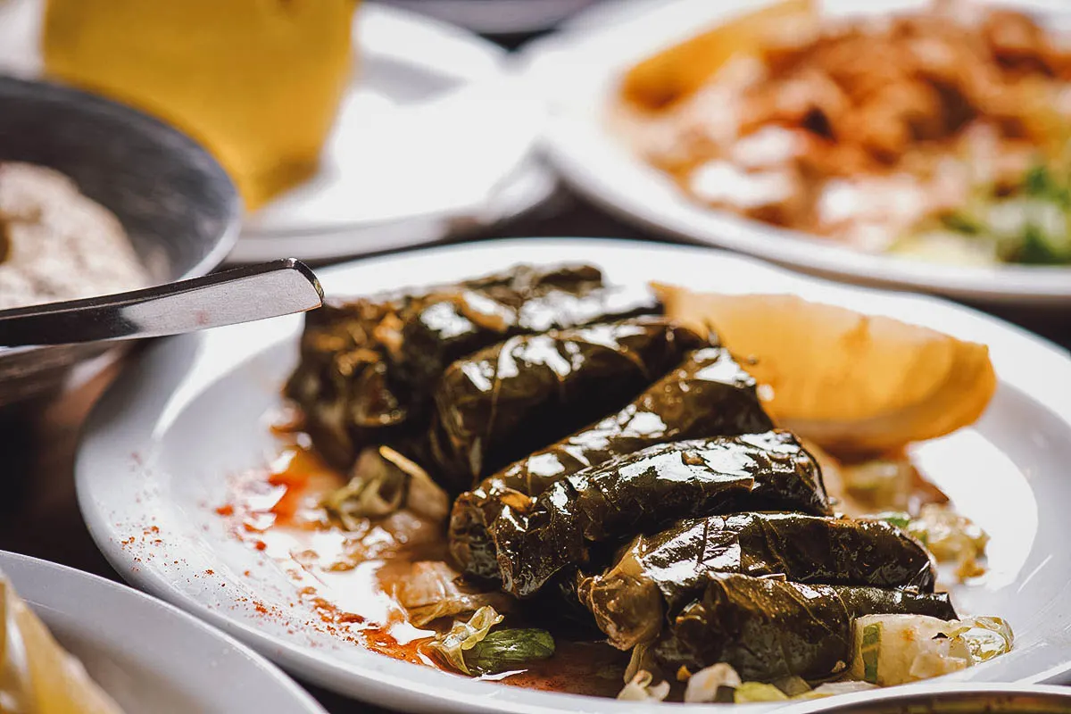 Lebanese Food Warak enab