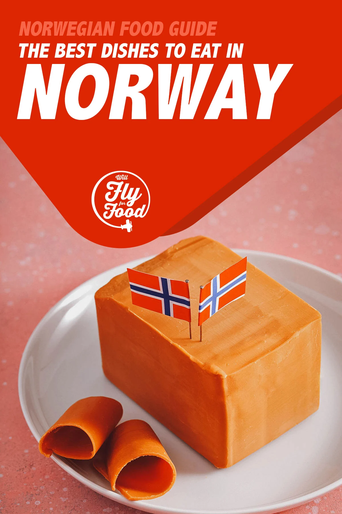 Brunost, a popular Norwegian brown cheese