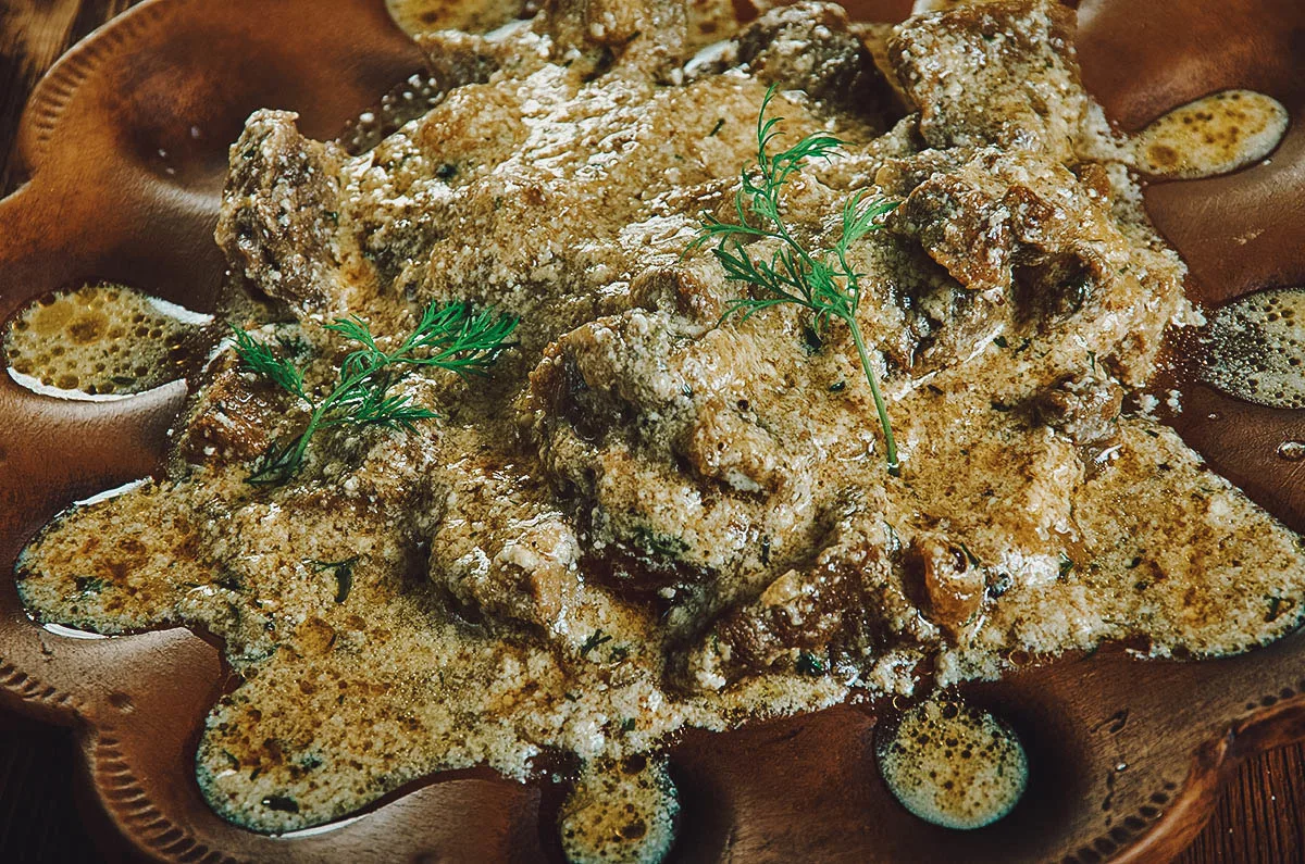 Norwegian Food Finnbiff or Norwegian reindeer stew