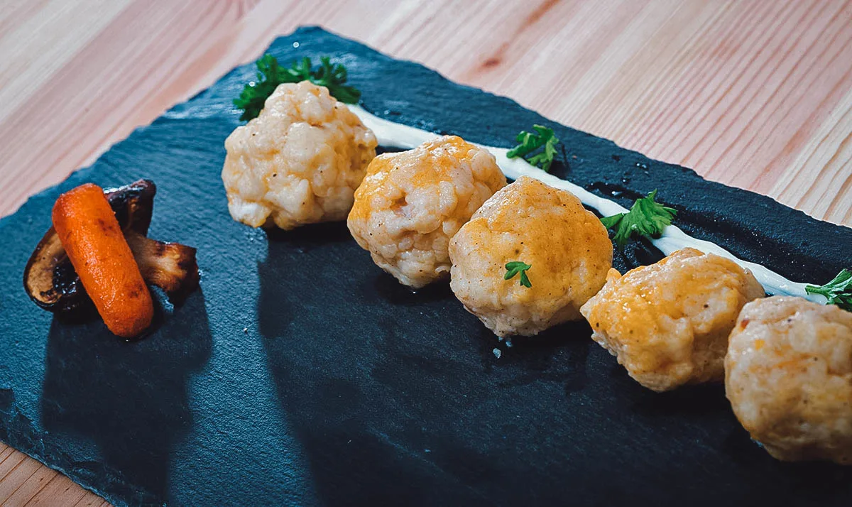 Norwegian Food Fiskeboller or Norwegian fish balls