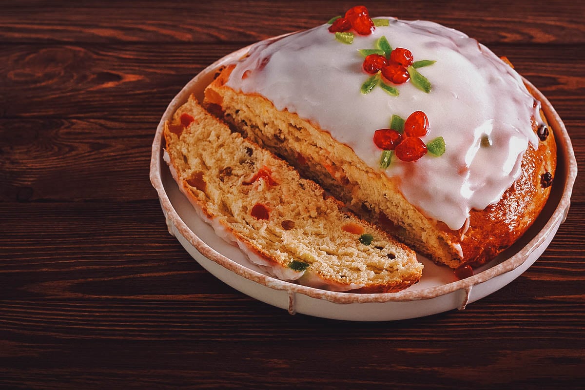 Julekake, a type of Norwegian Christmas bread