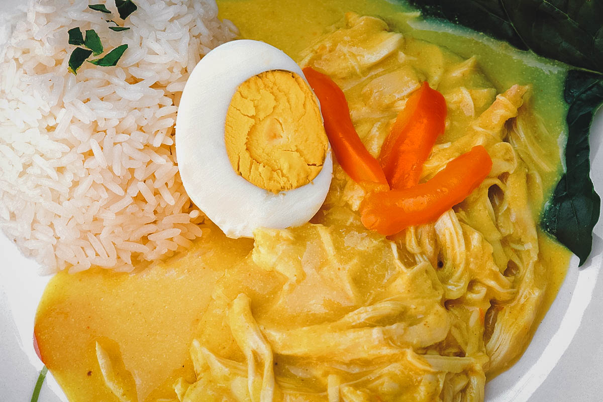 Aji de Gallina, a popular chicken stew in Peruvian cuisine