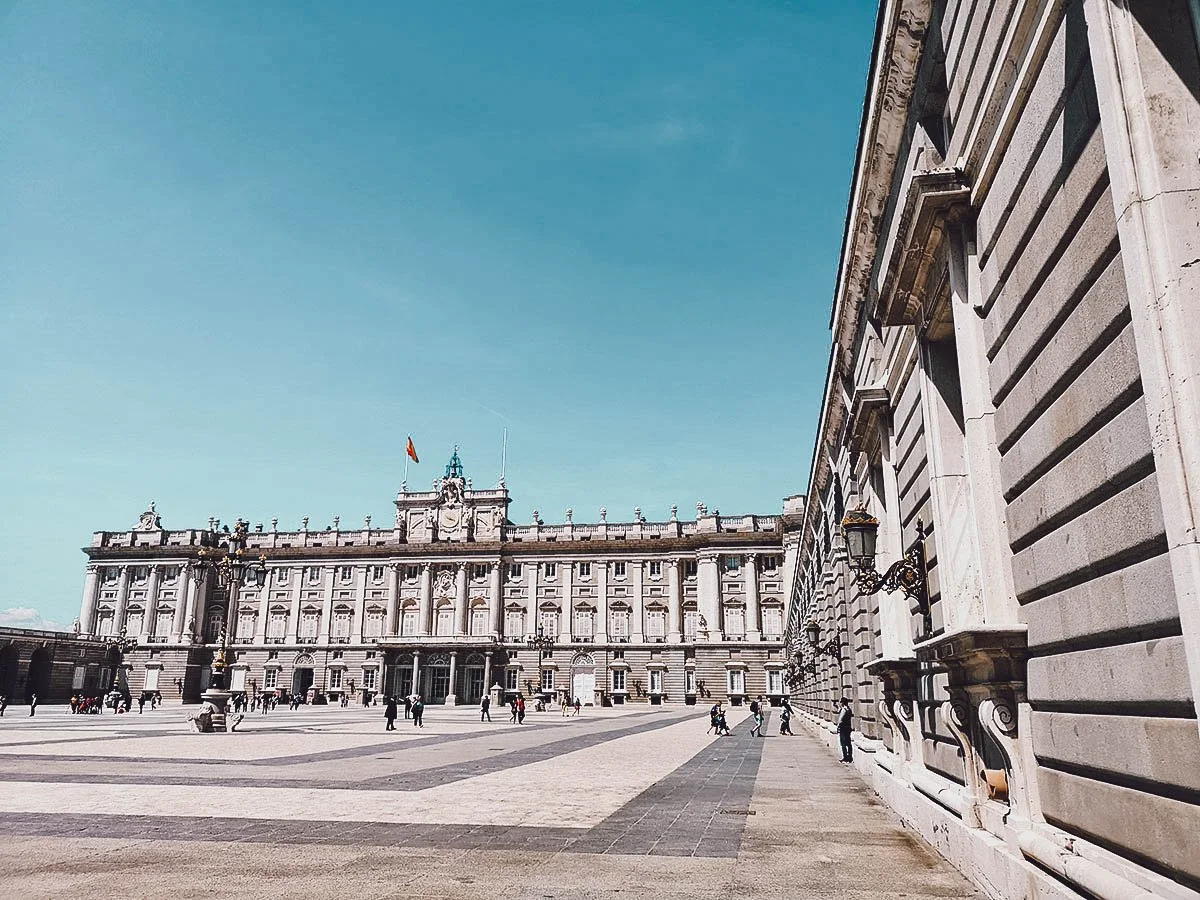 Madrid Travel Guide in Photos: Courtyard at the Royal Palace of Madrid