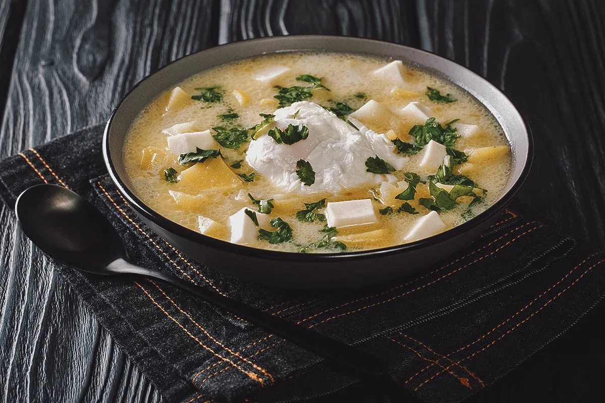 Venezuelan Food Bowl of pisca andina