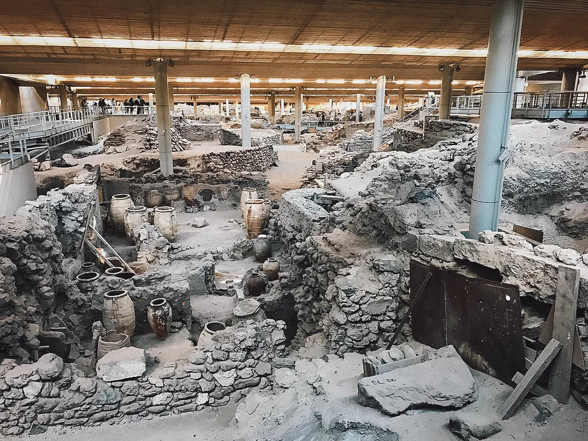 Akrotiri Archaeological Site, Santorini, Greece