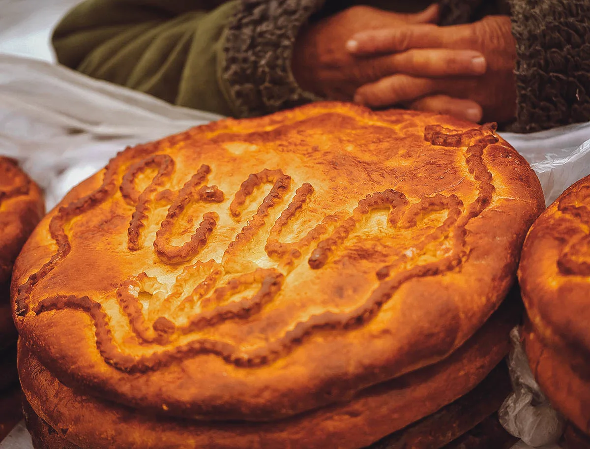 Armenian Food Gata for sale at the market