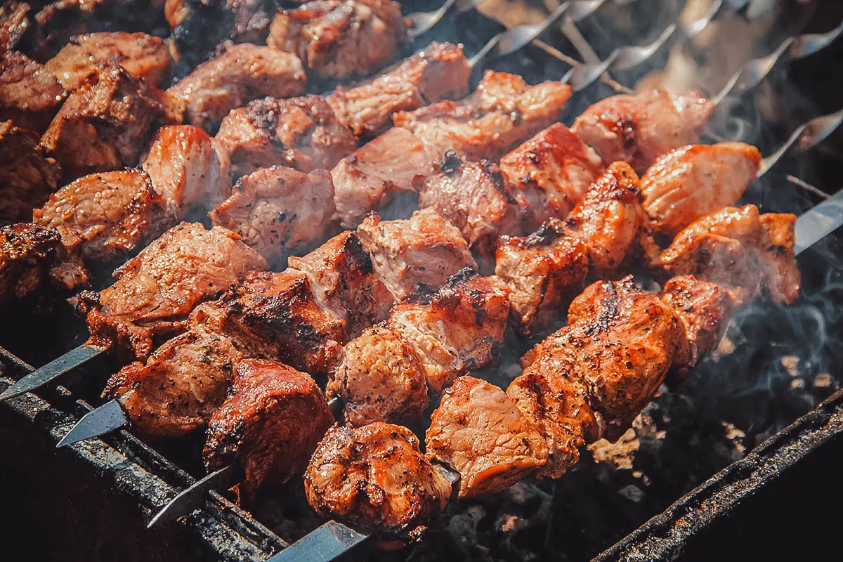 Armenian Food Grilling khorovats