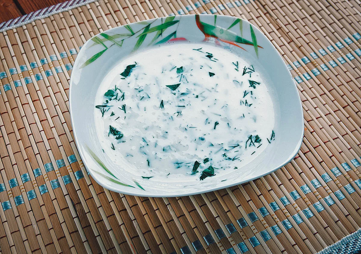 Armenian Food Bowl of matsnaprtosh