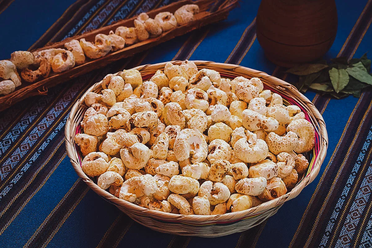 Pasankalla or Bolivian sweetened popcorn
