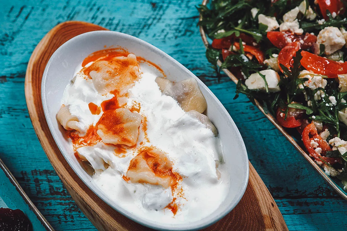 Bosnian Food Bowl of klepe