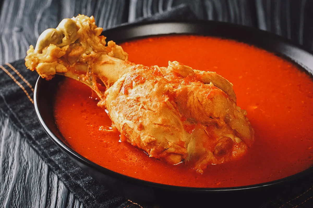 Guatemalan Food Kak'ik, a popular Mayan turkey soup in Guatemala