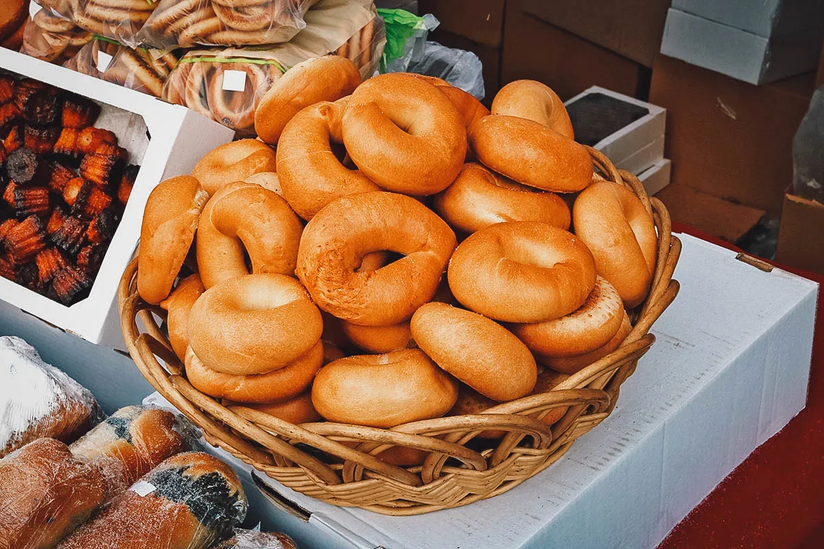 Baronkos for sale at a market