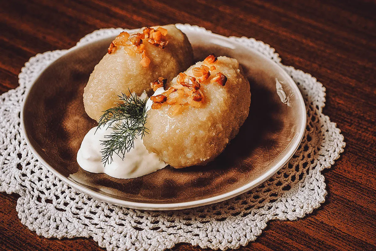Lithuanian Food Cepelinai