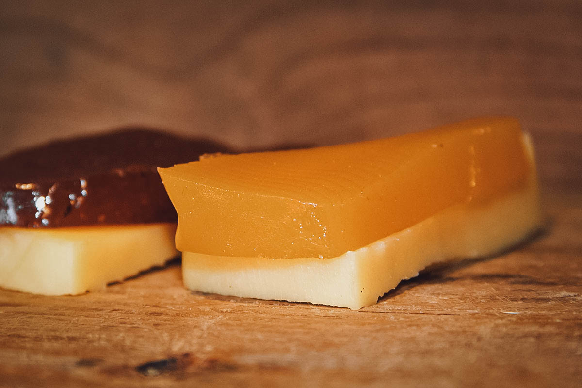 Postre vigilante, an Argentinian dessert invented in Buenos Aires