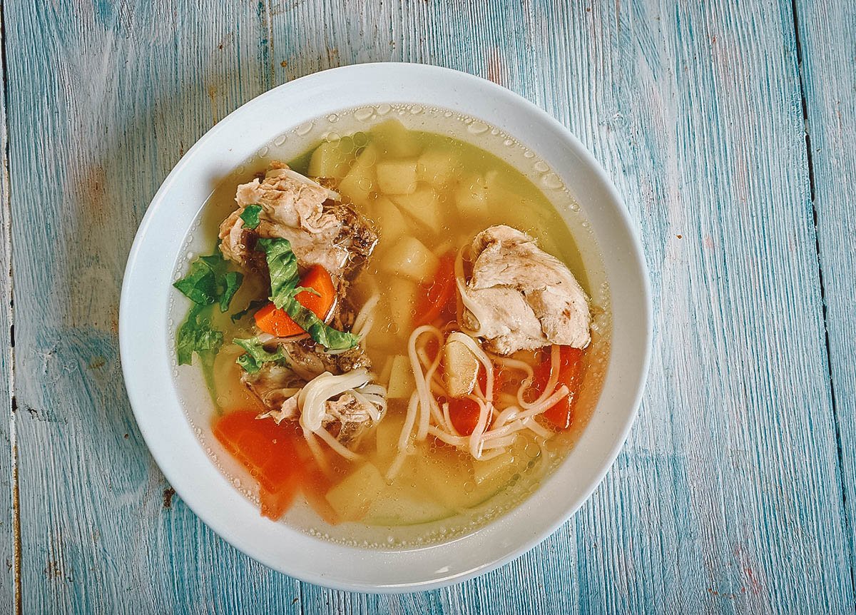 Guriltai shul, a Mongolian noodle soup