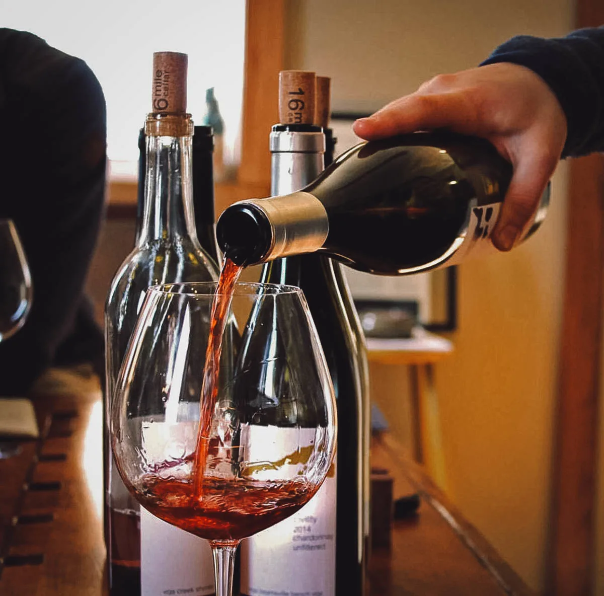 Mongolian Food Pouring wine