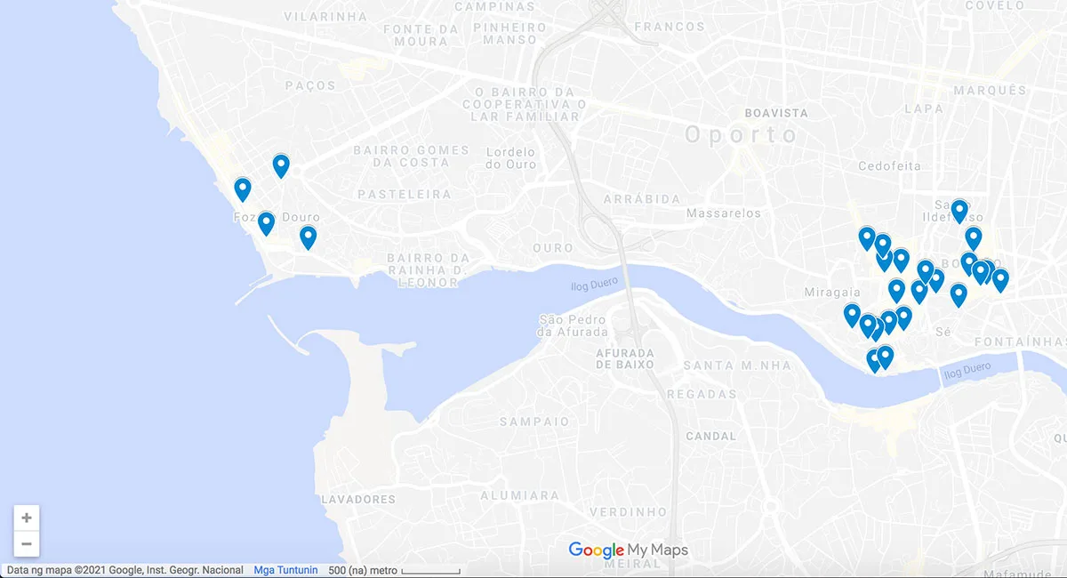 Porto Food Guide: 15 Must-Eat Restaurants in Porto, Portugal Map with pins