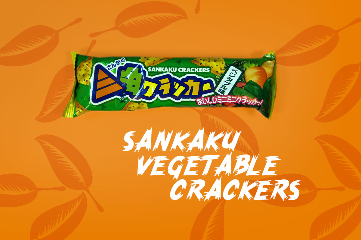 TokyoTreat box contents: Sankaku Vegetable Crackers