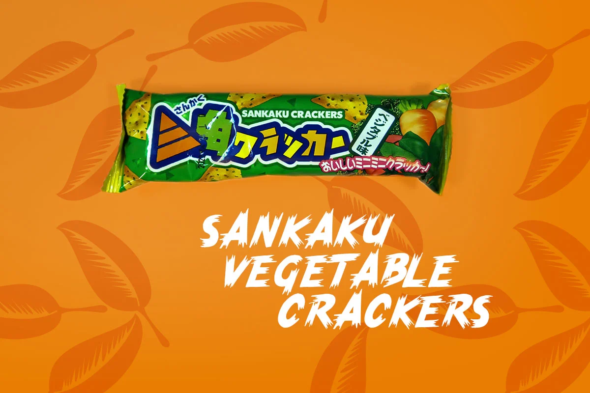 TokyoTreat box contents: Sankaku Vegetable Crackers