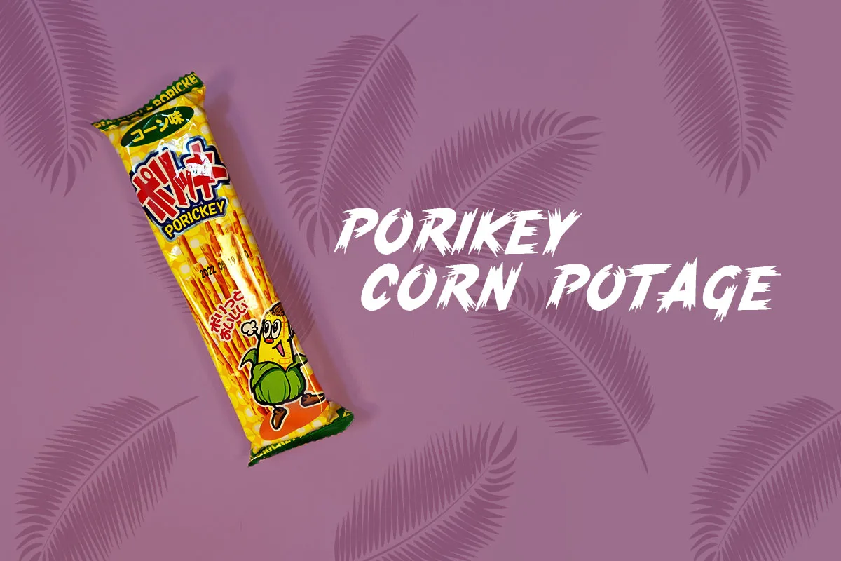 Tokyo Treat Subscription Box Review TokyoTreat box contents: Porikey Corn Potage, a fun Japanese snack