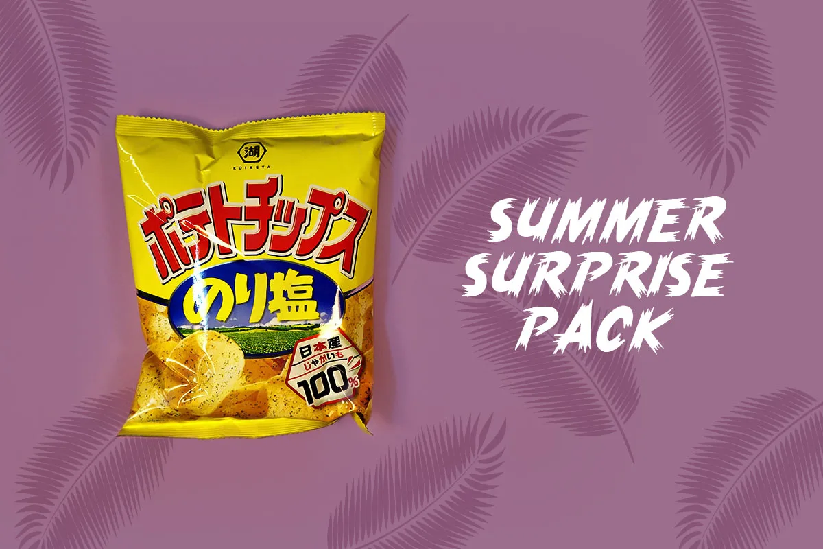 TokyoTreat box contents: Summer Surprise Pack, a tasty Japanese snack